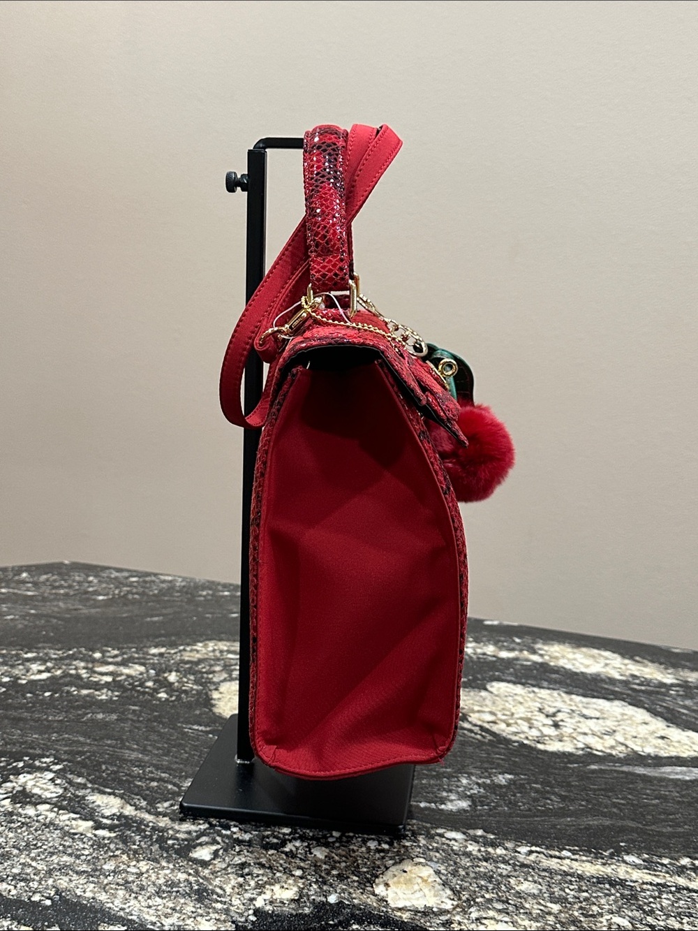 Valerie Stevens Snake Embossed Bag ❤️ - Picture 3 of 8